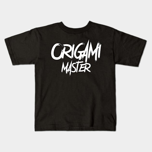 Origami Master Kids T-Shirt by LetsBeginDesigns